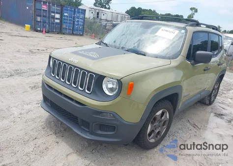 2015 Jeep Renegade Sport from USA, damaged, VIN ZACCJAAHXFPC29082